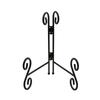 Iron Plate Stands Solid Photo Pedestal Durable Display Stand  Home Decoration