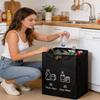 82L Bottle Recycling Bin Trash Can Foldable Storage Bag Laundry Bag Dirty Clothes Storage Deposit Bottles Collection Container