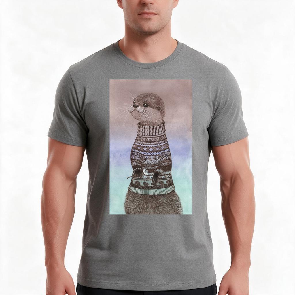 Orville The Otter Tshirt Summer Casual Cotton Tee Oversized Streetwear Tops Vintage Graphic Print Loose Fit Short Sleeve