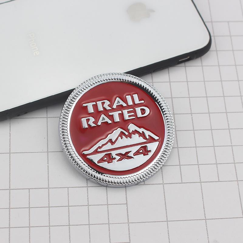 Jeep Внедорожник Compass Wrangler 4X4 Снежная Гора Металлическая Наклейка-Эмблема