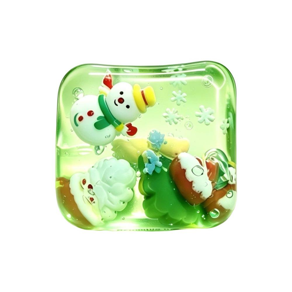 Cubic Shape Maltose Fidget Toys Christmas Theme Anti-stress Sensory Toy for Kids Adults