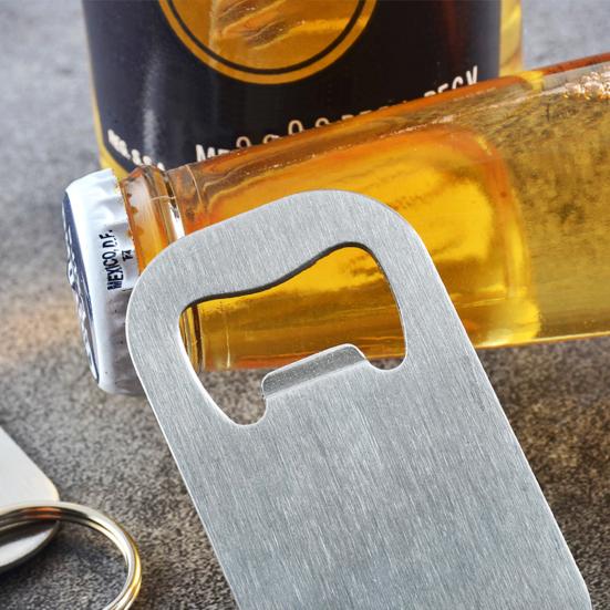 Bottle Opener Simple Operation for Home Portable Keychain Multi-purpose Beer Opener Useful Labor-saving Portable AVE