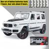 1:24 Металлическая литая модель автомобиля Mercedes Benz G800 Звук и свет Высокая симуляция Домашние модные украшения Коллекция Хобби Подарок