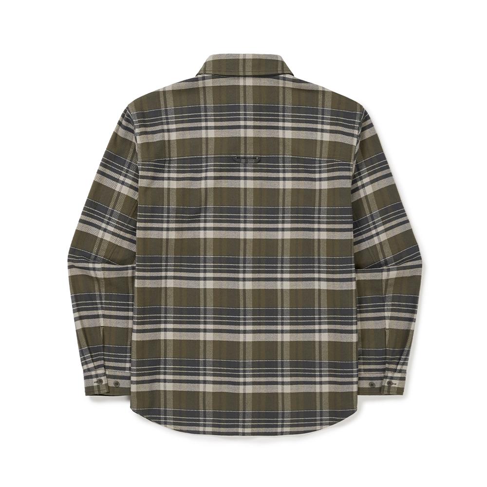 [Snowpeak] Recycled Check Shirt Olive (S24FMFSH02)