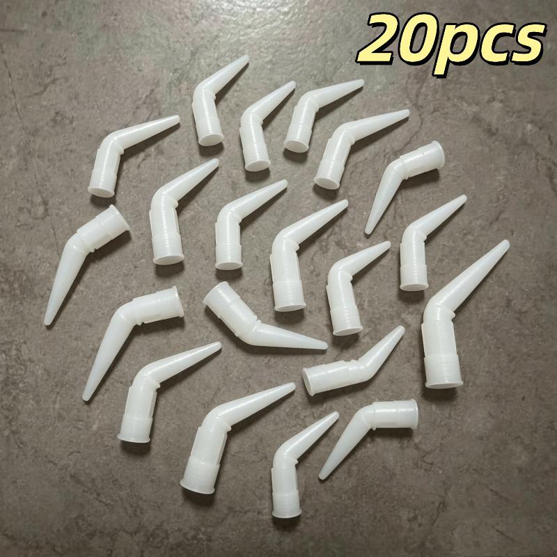 Plastic Caulk Nozzle Tips Standard Size Leak-proof 1-100Pcs for Home Bathroom Sealing DIY Handyman Repair Jobs