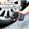 Беспроводной портативный мини-насос для накачивания шин с цифровым дисплеем и многофункциональной зарядкой