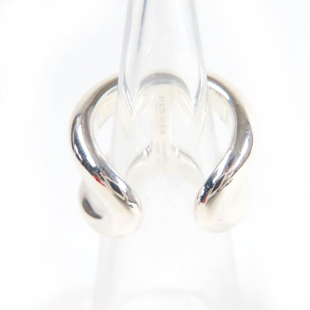 Excellent HERMES Ring Osmoz GM Ring Silver AG925 Women 50 Used
