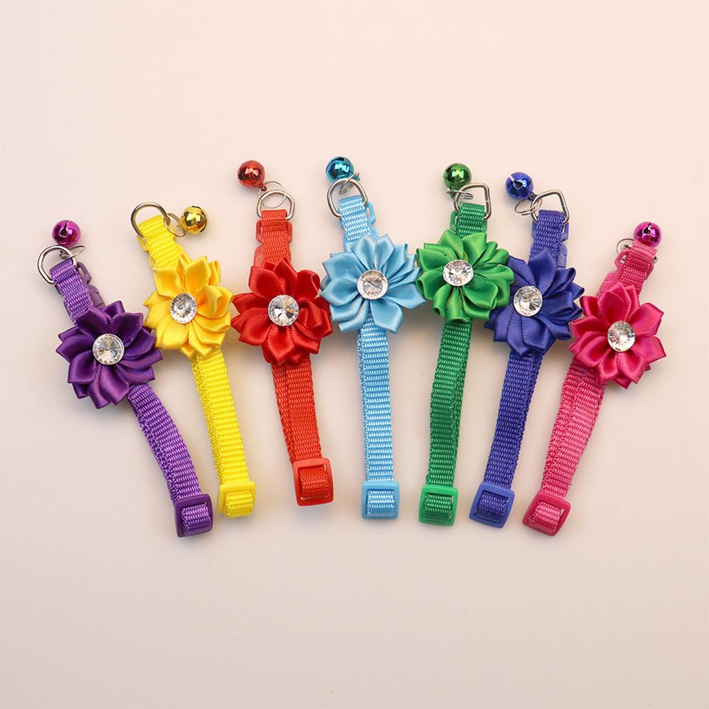 Свадебный ошейник для кошки с кристаллами для маленьких и средних собак и кошек, безопасный ошейник-ожерелье, свадебные костюмы