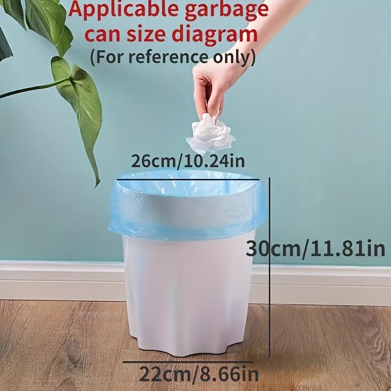 100-Pack Multi-Color Disposable Trash Bags - Portable, Thin Plastic Garbage Bags For Kitchen, Bathroom, Office & Dorm Cleaning