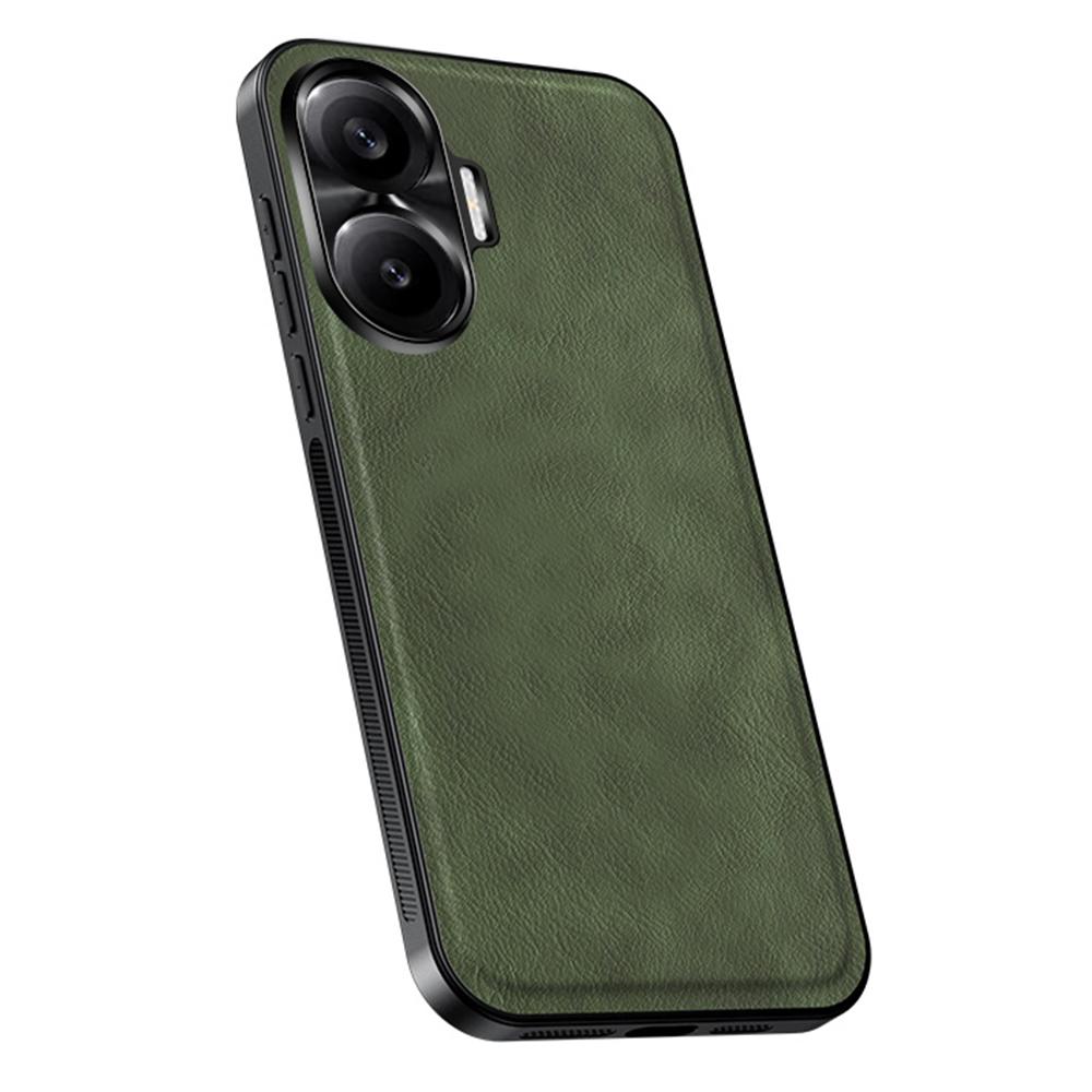 For Xiaomi Redmi Turbo 4 Pro 5G Case PU+TPU+PC Phone Back Cover with Metal Lens Frame