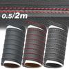 0.5/2m Car Interior PU Leather Decoration Line Self-adhesive Moulding Trim Dashboard  Decorative Line DIY Red Braid Strip