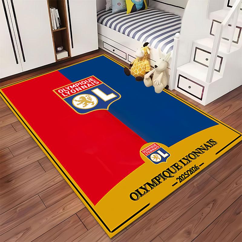 Olympique Lyonnais Carpet Design suitable as a non-slip mat for the living room or bedroom sofa
