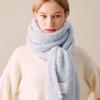 SILN Long Cloud Boucle Knit Muffler (BABY BLUE)