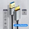 Кабель для внешнего жесткого диска USB A 3.0 на Micro B Кабель для HDD SSD Передача данных Зарядка Провод Для Toshiba Seagate HP Sandisk Жесткий диск ПК Ноутбук