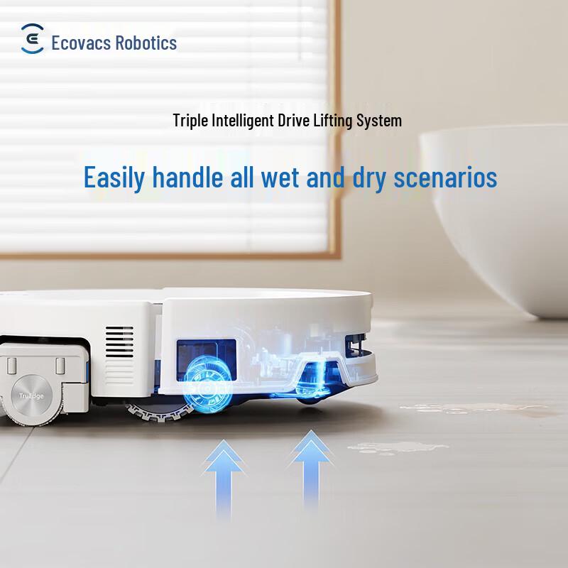ECOVACS Робот-пылесос и полотер T80S «Все в одном» с функцией самоочистки