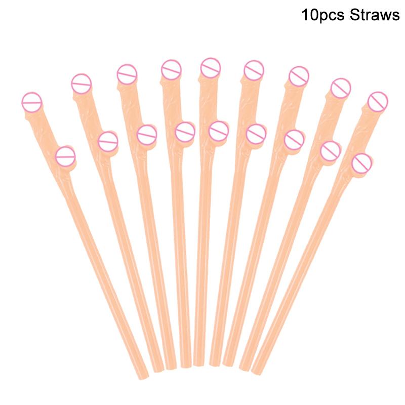 Bachelorette Party Games Balloon Penis Straw Gift Bride To Be Hen Night Supplies Wedding Bridal Shower Decoration Accessories