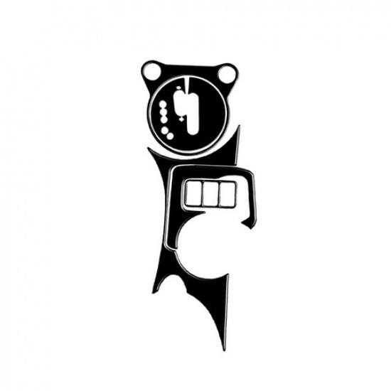 5Pcs Glossy Piano Black Automatic Gear Shift Cover Trim For Nissan 370Z