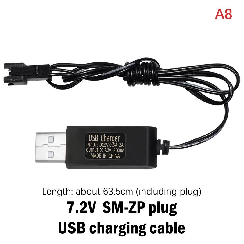 3.6V 4.8V 6V 7.2V NiMH Аккумулятор USB Зарядное устройство для R/C Трюковых Машин R/C Грузовиков R/C Лодок/R/C Танков Игрушки с Дистанционным Управлением Транспортное Средство