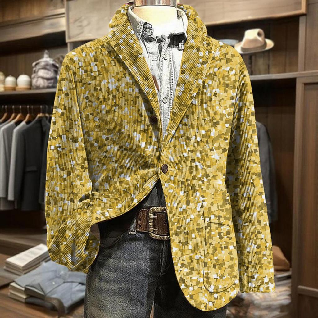 Мужская куртка в стиле business casual из вельвета