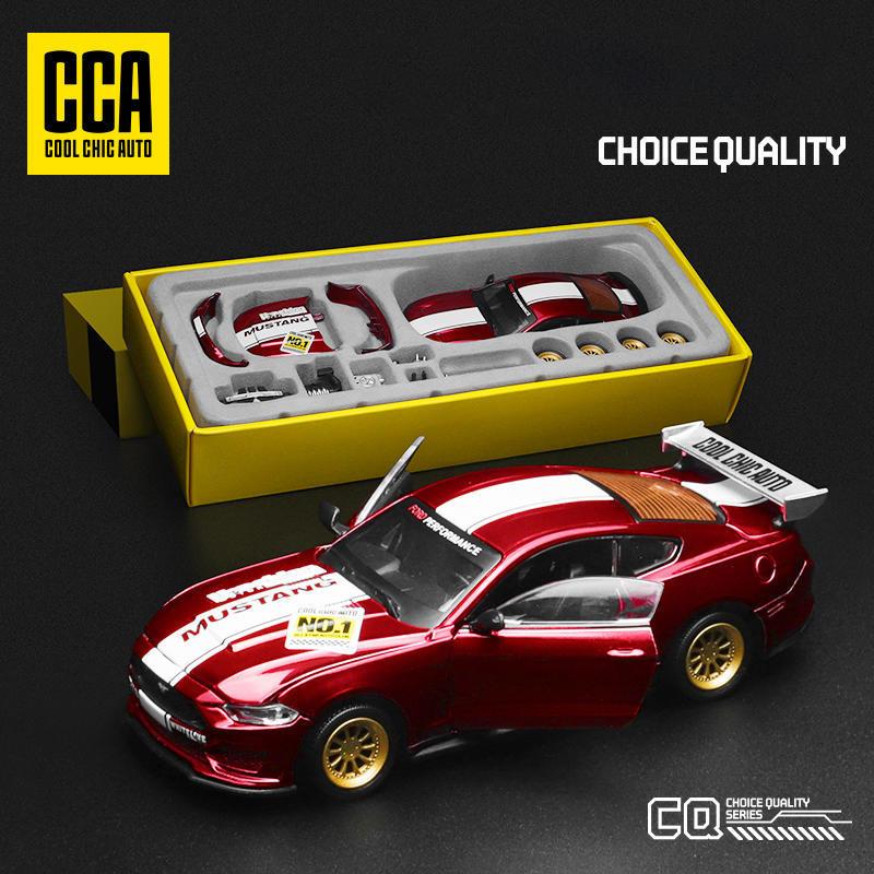 1/42 Scale Ford Mustang GT 2018 Assembled Version Super Racing Toy Car for Kids Toddler Boys Girls Gift Collection