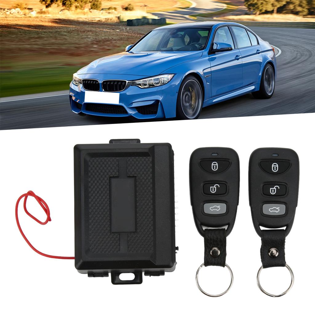 Car Control Central Door Lock Kit Remote 3 Buttons Keyless Entry System Universal 12V