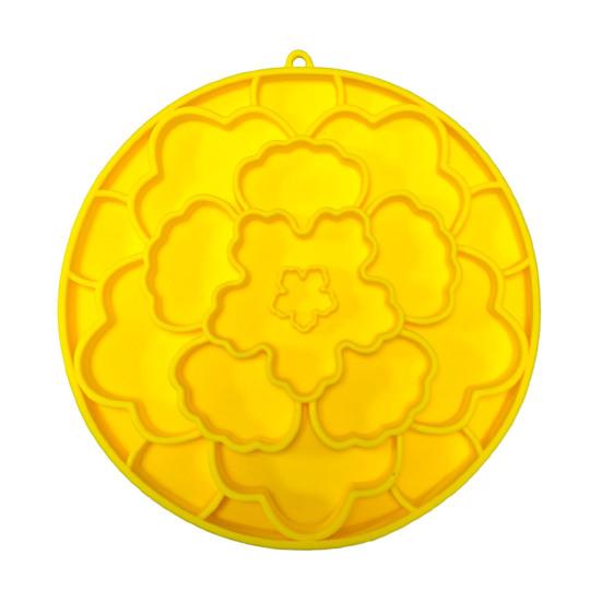 Pet Slow Feeder Mat, Soft Silicone Dog Lick Mat, Prevents Choking, Slow Feeder Dish for Dogs Cats Kibbles Thick Treat
