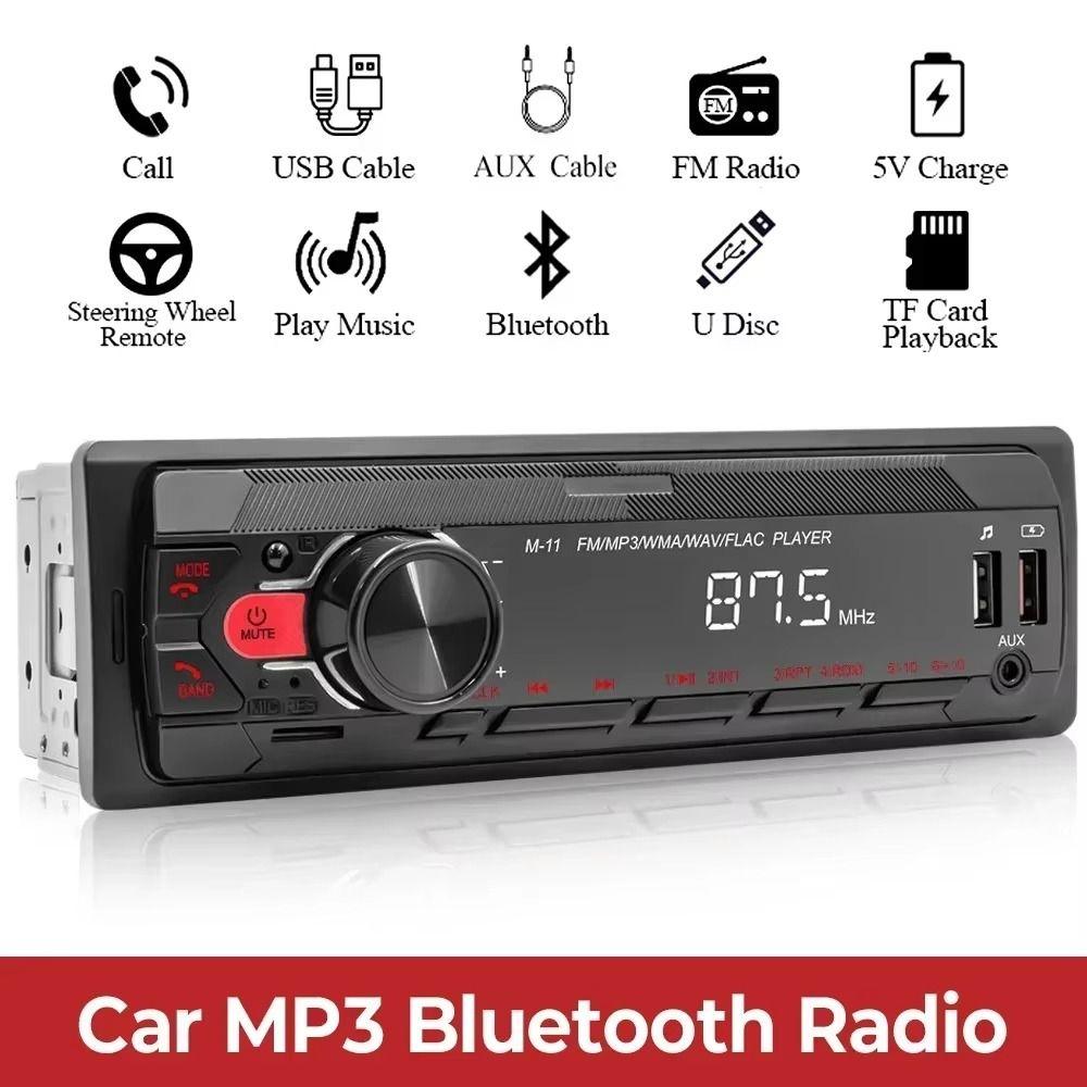 12V Bluetooth Автомобильный MP3-плеер Светодиодный дисплей Автомобильный MP3-плеер Высокое качество Автомобильное FM-радио Универсальный