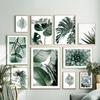 Tropical Plants Agave Monstera Minimalist Wall Art Canvas Nordic Posters PaintingAnd Prints Wall Pictures For Living Room Decor