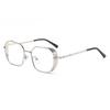 New retro polygonal metal baffle sunglasses European and American trendy men's and women's sunglasses sunglasses R