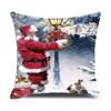 Европейская Рождественская Подушка Креативная Домашняя Льняная Короткий Плюш Прикроватная Диванная Наволочка