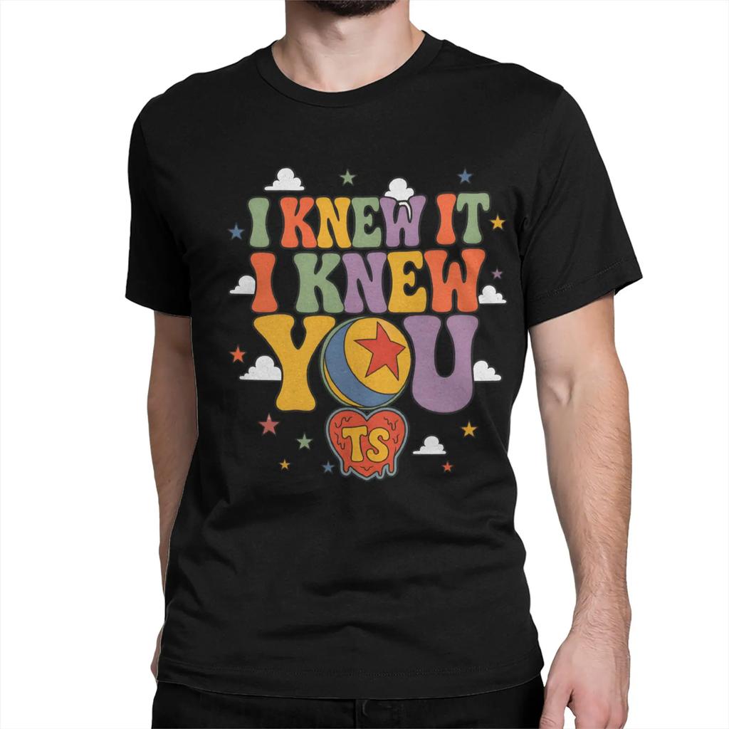 I Knew It I Knew You Cartoon T Shirt For Unisex Unisex Cotton Fashion For Male Tshirt Ts5 Movie Tees Short Sleeve Tops Big Size