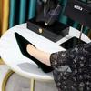 237-6 Европейская и американская мода простые банкетные женские туфли тонкий каблук средний каблук неглубокий носок заостренная головка утолщенная бархатная поверхность бархат Xishi
