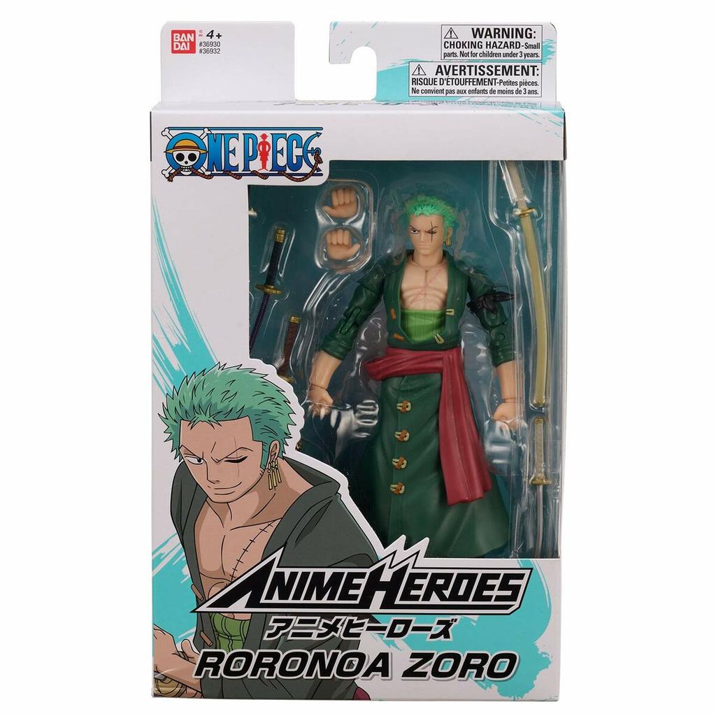 Jointed Figure One Piece Anime Heroes - Roronoa Zoro 17 Cm