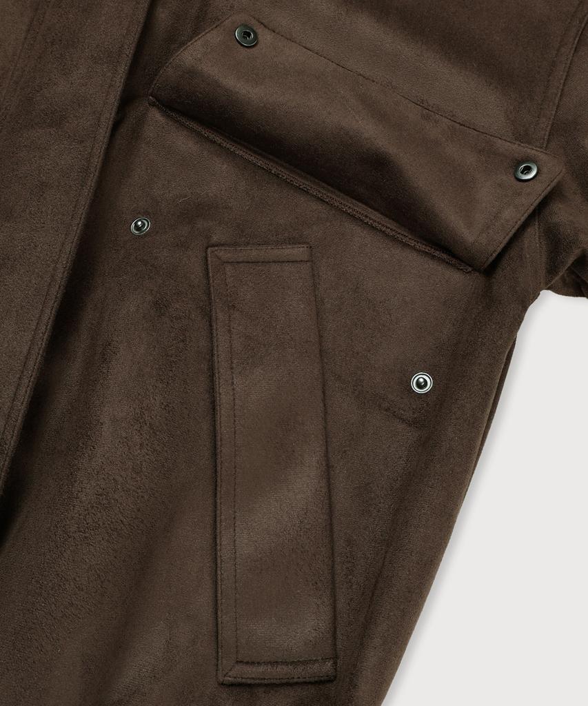 Musee Finale Suede Bomber Jacket_Brown