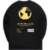 Kith One World Long-Sleeve T-Shirt Black Men Tops KH3625-100
