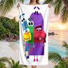 Ask Storybots Fashion Beach Towel: Ideal for Summer Adventures Soft, absorbent and quick drying suitable for swimming and bathing