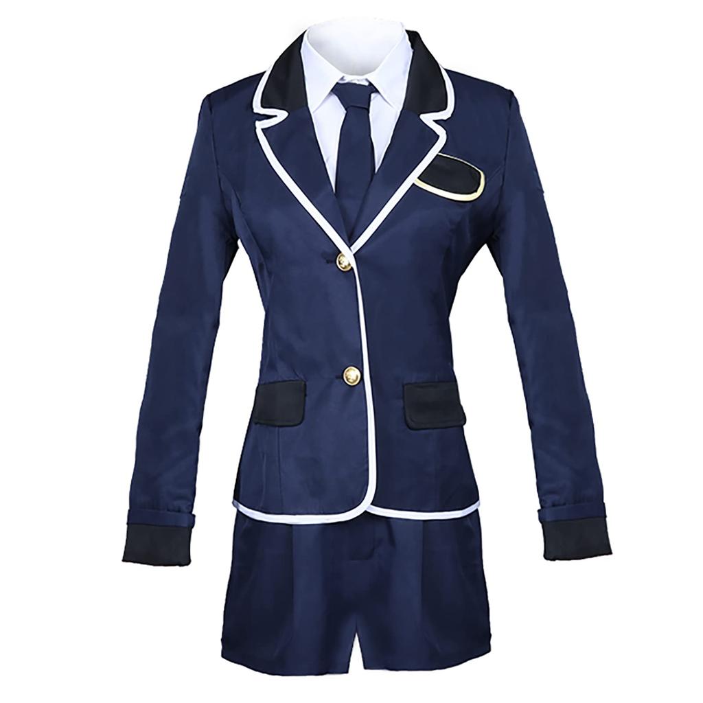 [milky Time] Fate Apocrypha Ruler Joan of Arc Uniform Cosplay Costume with Wig (L) for Halloween