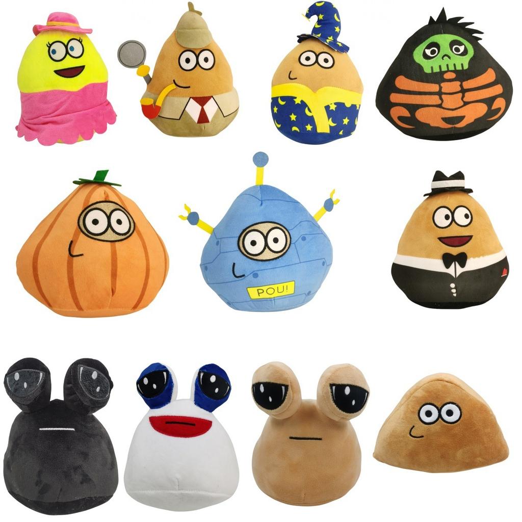 Мой Питомник Инопланетян Pou Плюшевые Игрушки Аниме Игра Периферийная Кукла Каваи Мультяшная Мягкая Набивная Подушка Декор Комнаты Детский День Рождения Рождественский Подарок