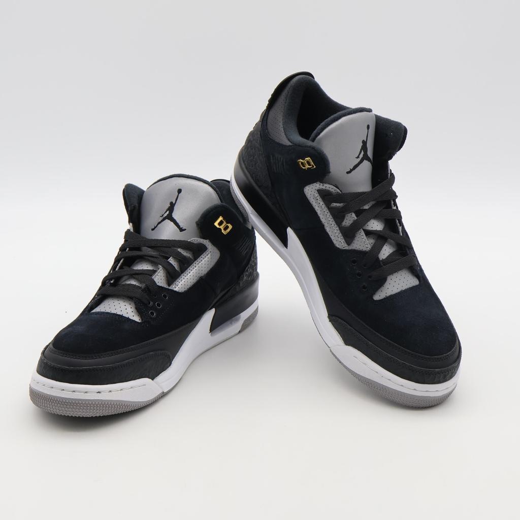 CK4348-007 Nike Jordan 3 Retro Tinker SP Black Cement Gold Grey Metallic (Мужской)