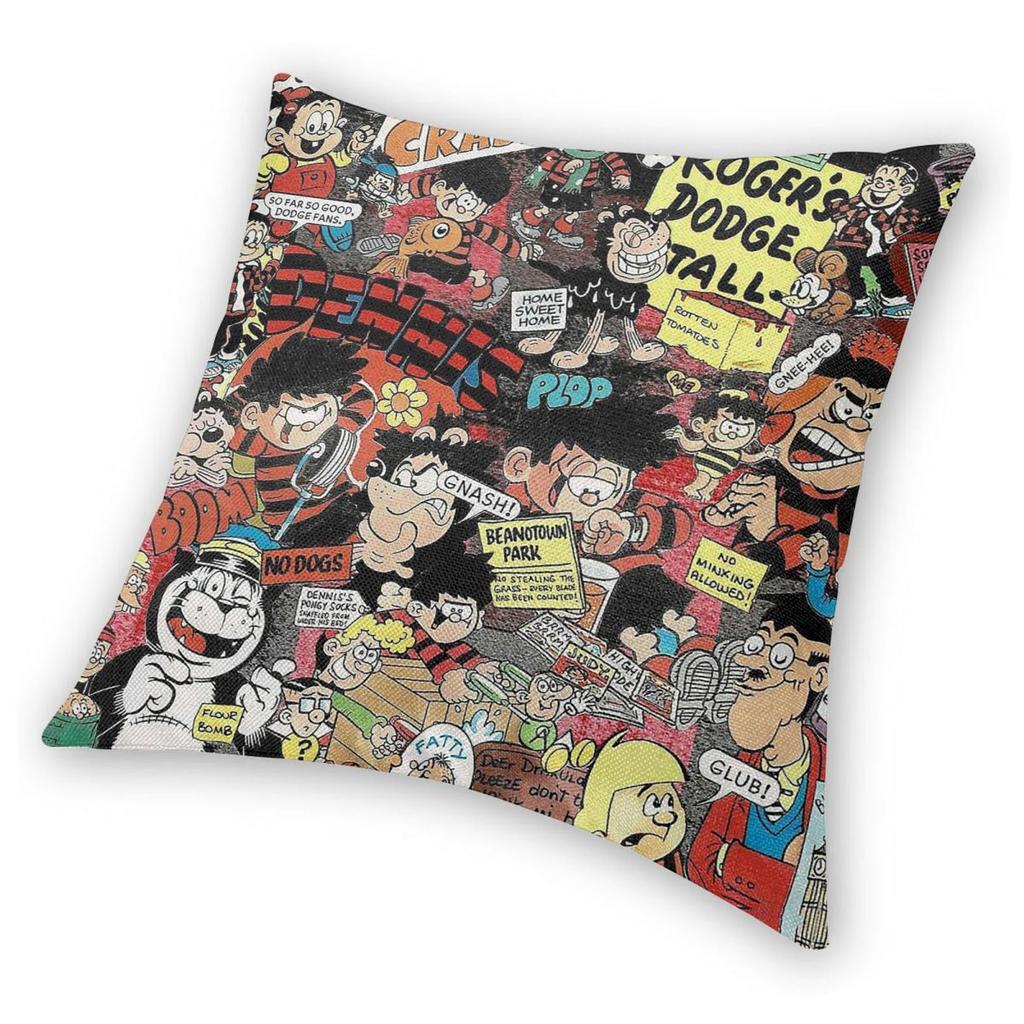 Beano Roger The Dodger Square Pillowcase Polyester Linen Velvet Pattern Zip Decor Pillow Case Car Cushion Cover