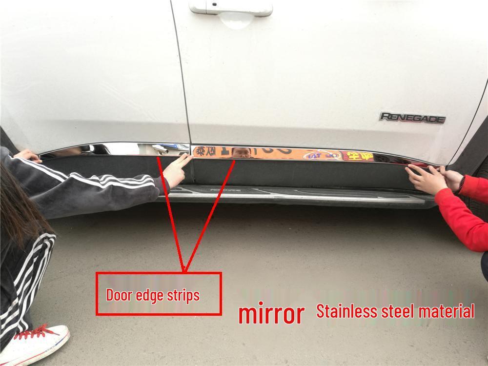 Накладка на дверь Otai, противоударная кромка для Jeep Renegade