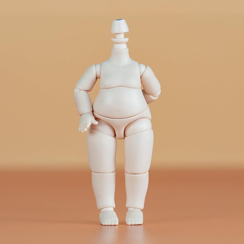 YMY 9,8 см грушевидное кукольное тело YMY 1/12 1/8 BJD GSC Кукольная голова Мини 1/12 Масштаб Милая толстая фигурка Подходит для подарка на Новый год молочно-белый