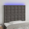 VidaXL LED Headboard Bedroom Furniture Single Bed Accessory Headboard Interior Grey 3122512