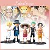 5pcs One Piece Role Pvc Toy Model Desktop Decoration Children Gift Christmas