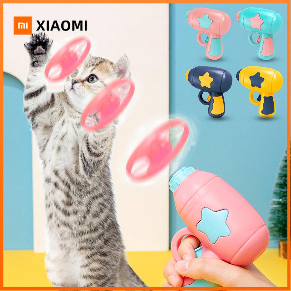 Xiaomi Новая забавная игрушка для кошек, интерактивная игра, игрушка для дрессировки домашних животных, мини-летающий диск, ветряная мельница, катапульта, игрушки для домашних животных, игрушки для жевания кошек и собак, игровые принадлежности