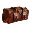 Винтажная кожаная сумка для ручной клади Duffle Gym, идеальная легкая дорожная мужская сумка