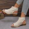 Модные женские сандалии 2025 Новые летние модные повседневные удобные сандалии с открытым носком Легкие уличные сандалии Женская обувь для женщин