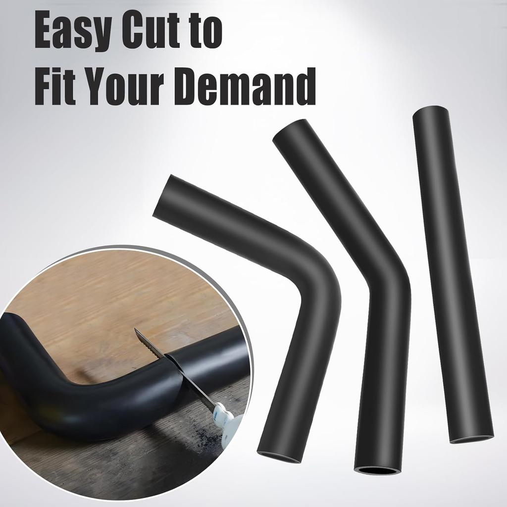2“ ID Gasoline Fuel Filler Neck Hose With 2 Clamps, Reinforced Gas Tank Filler Hose 7 7/8" Length