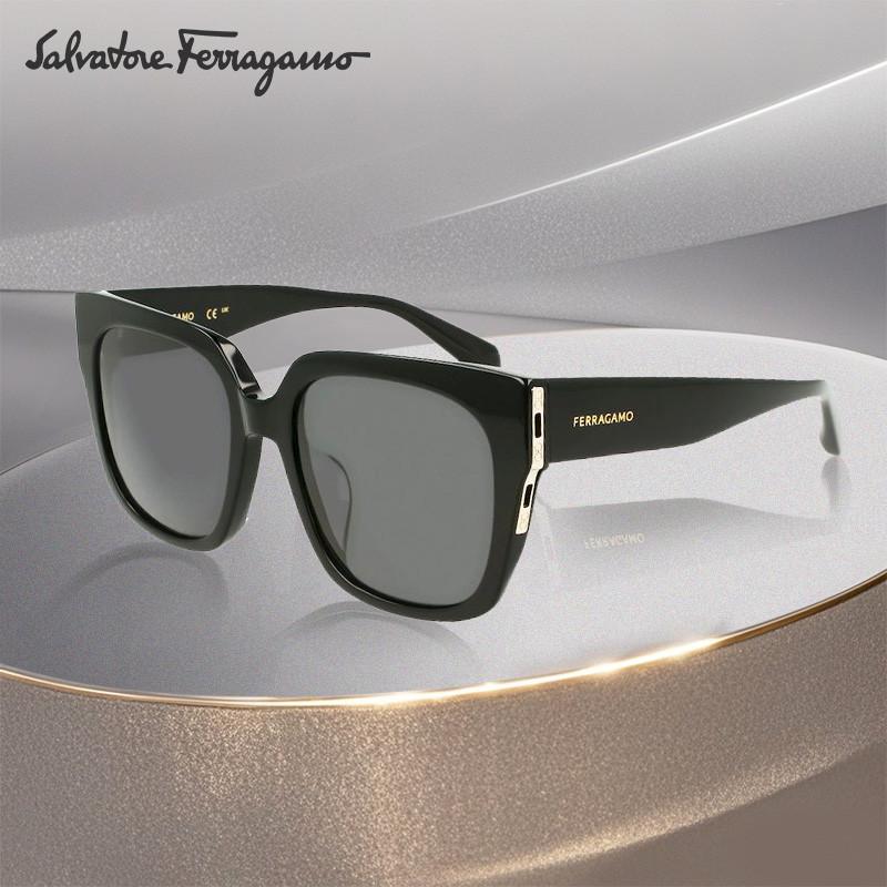 Ferragamo Модный тренд Квадратные солнцезащитные очки Унисекс солнцезащитные очки SF1113SLB-1