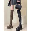 Long Boots 2025 New Autumn Thin Knight Boots Small Man Tall Thick Sole Over the Knee Retro Two-wear Boots Women